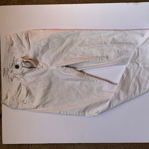 White Frame Skinny Jeans